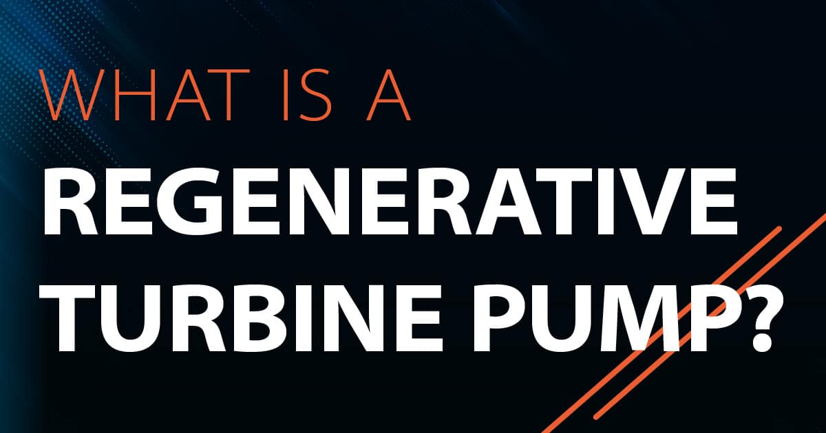 What is a Regenerative Turbine Pump? DXP Pacific