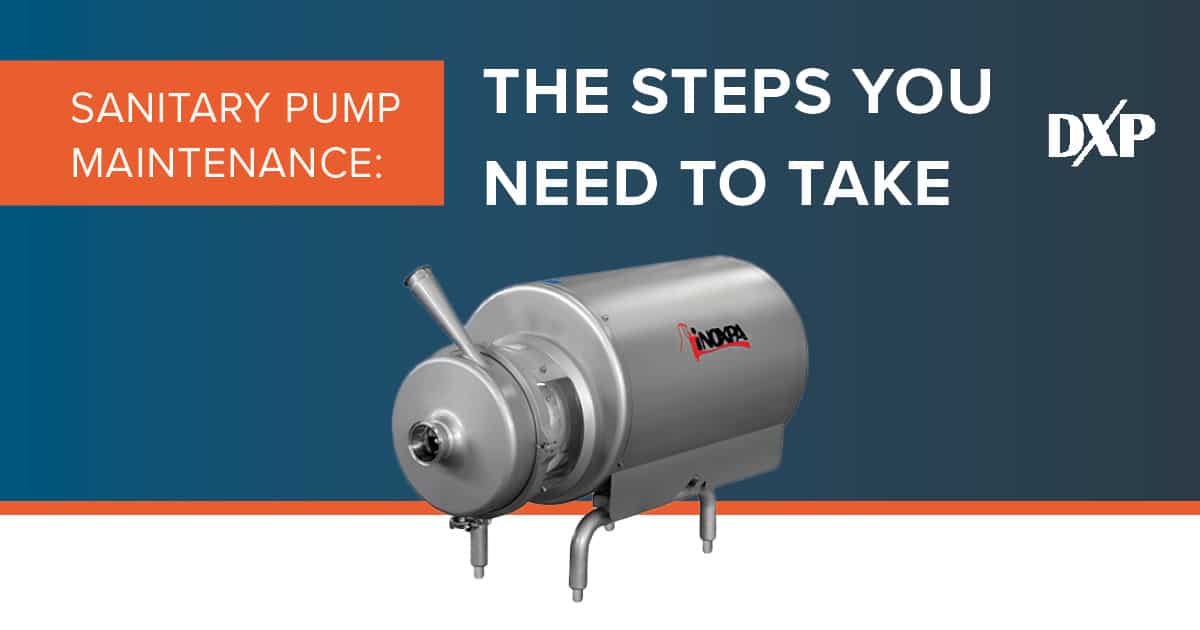 Sanitary Pump Maintenance: The Steps You Need to Take - DXP Pacific