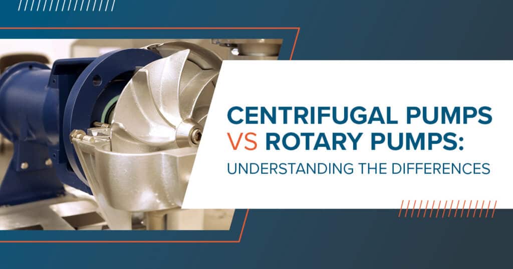 centrifugal vs rotary pumps
